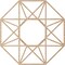 Ekena Millwork Guardian Wood Fretwork Pierced Ceiling Medallion, Alder, 32"OD x 12 1/2"ID x 1/4"T CMWP32X32X0250GDAL - alternate 2
